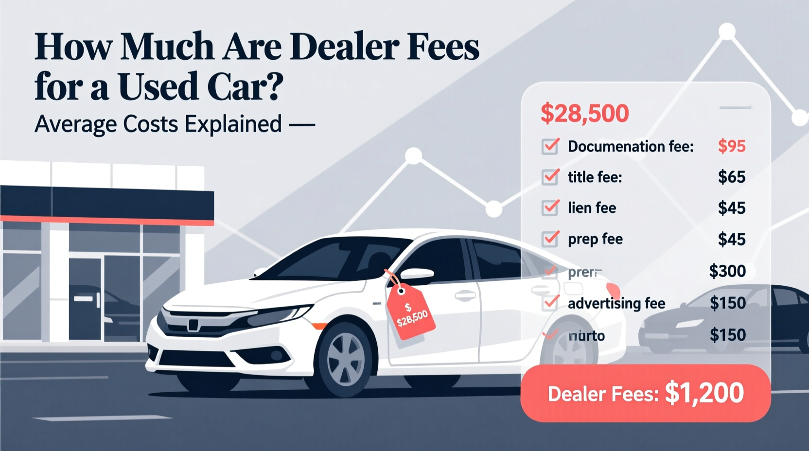 how much are dealer fees for a used car