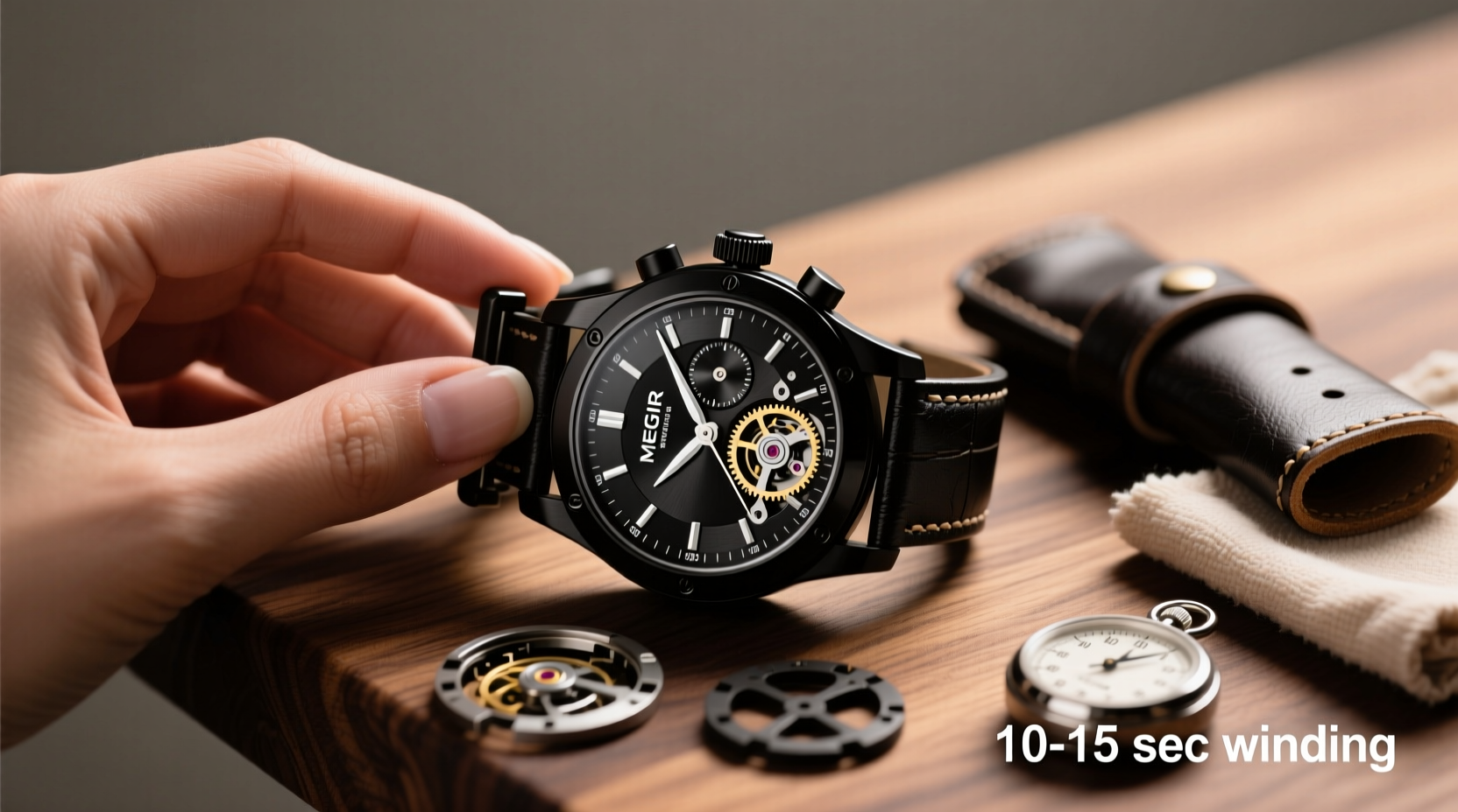 essential tips for effortlessly winding and caring for your megir automatic mechanical watch