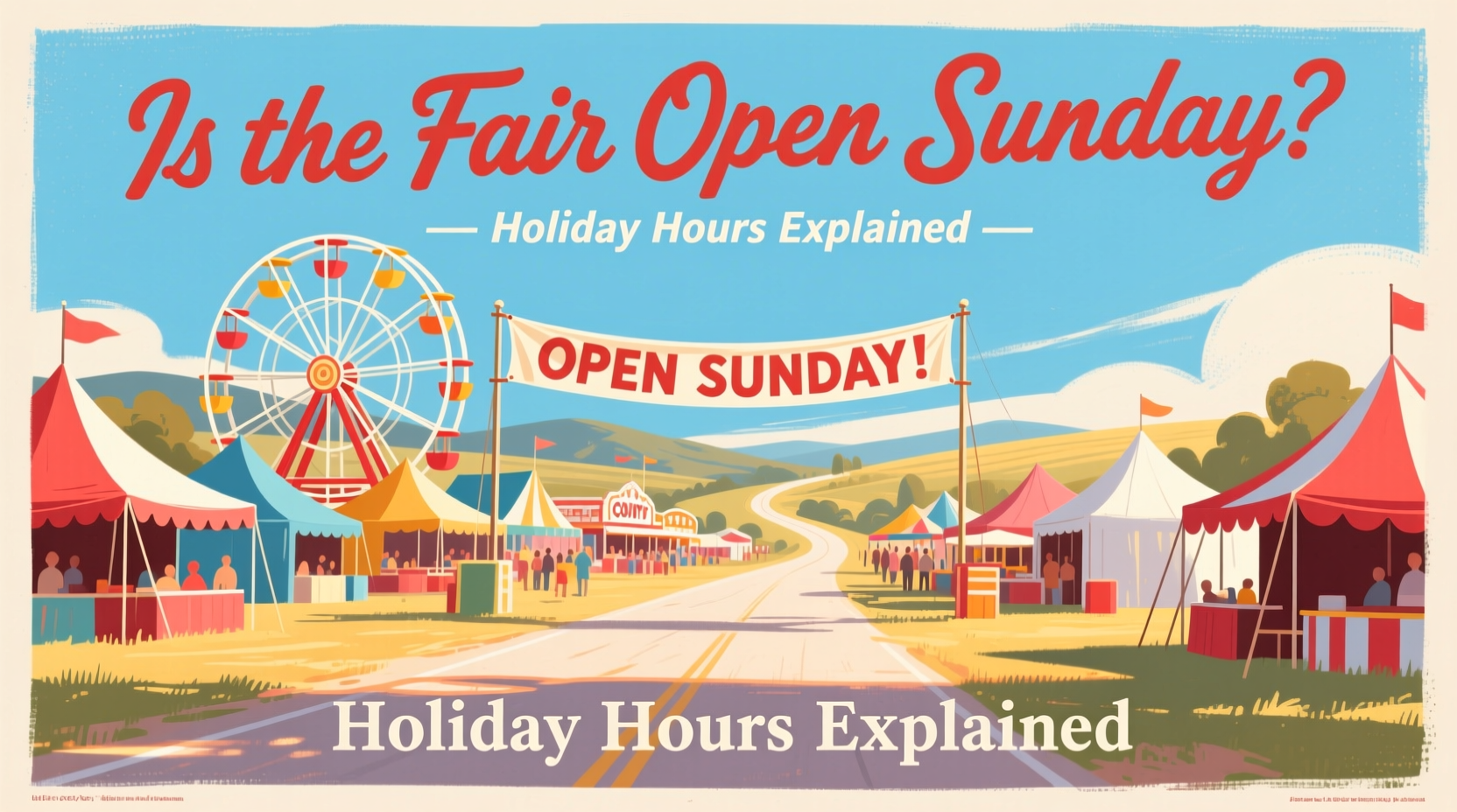 is the fair open on sunday