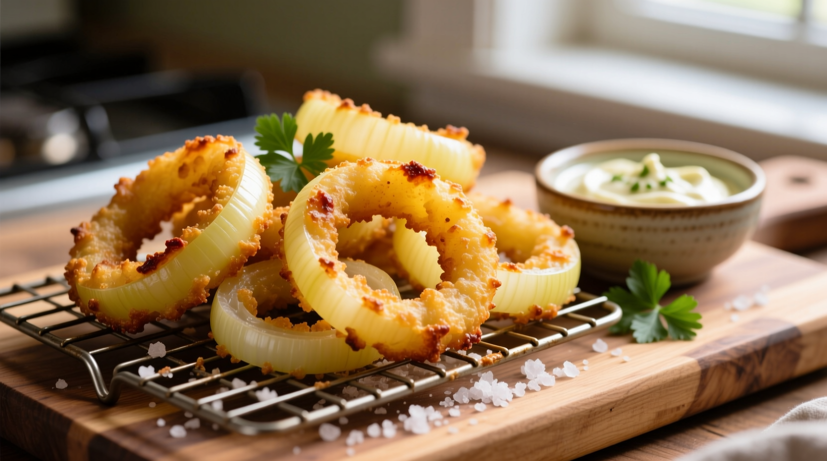 baked onion rings recipe