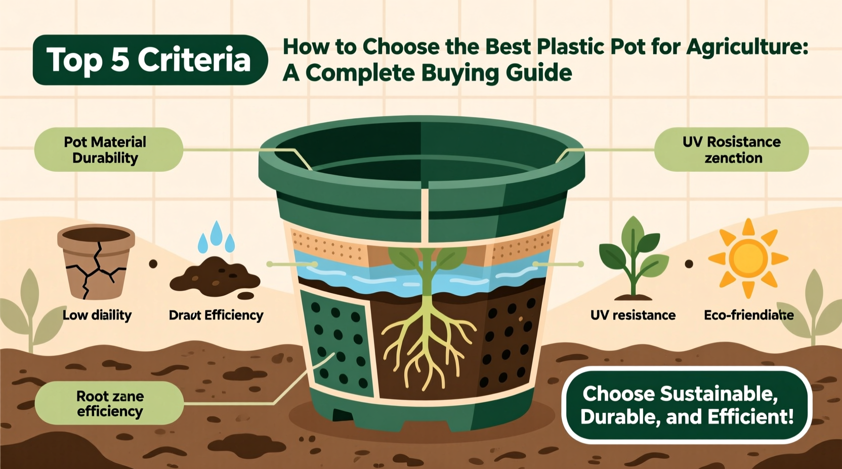 How to Choose the Best Plastic Pot for Agriculture: A Complete Buying Guide