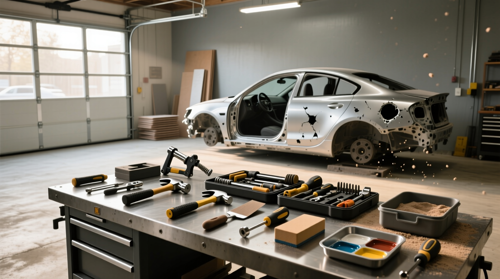 How to Choose a Car Body Repair Tool Kit: DIY Guide