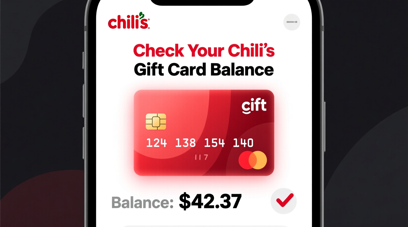 check your chilis gift card balance quickly and easily