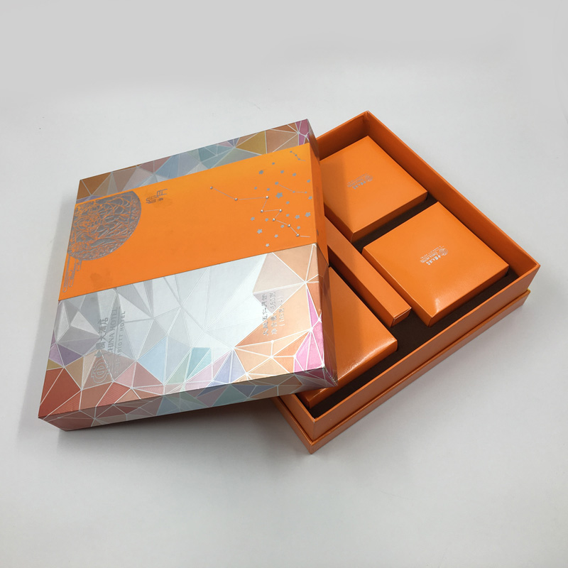 Fábrica diretamente preços por atacado Moon Cake Food Paper Box Factory Factory Customized