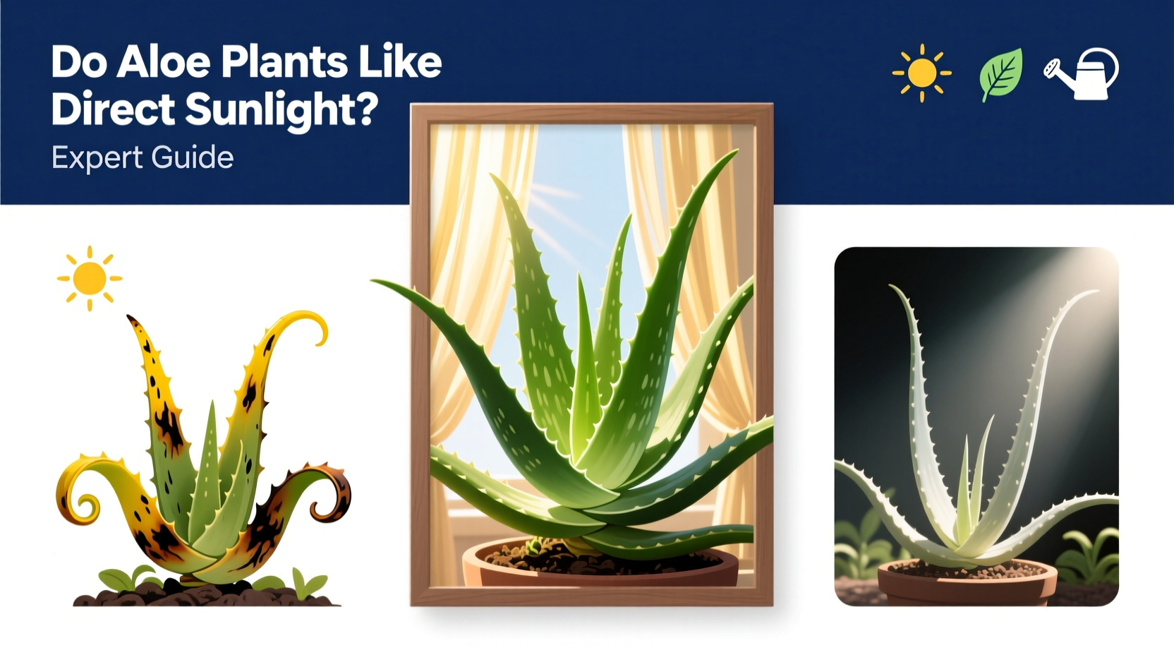 do aloe plants like direct sunlight
