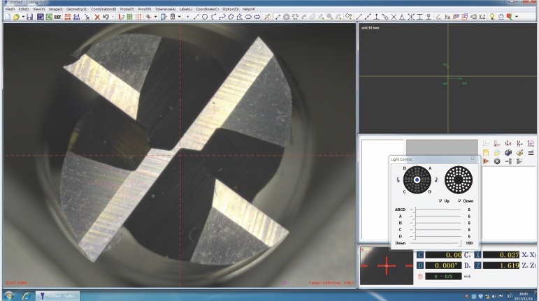 دستگاه اندازه گیری ویدئو ابزار قابل برنامه ریزی مورد استفاده در کارخانه ماشین آلات 4