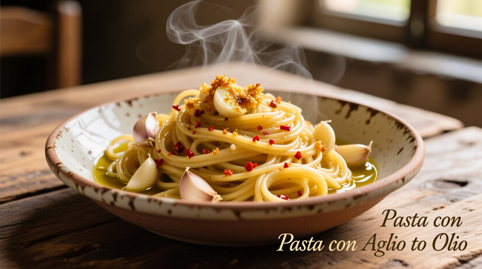 pasta with garlic and olive oil