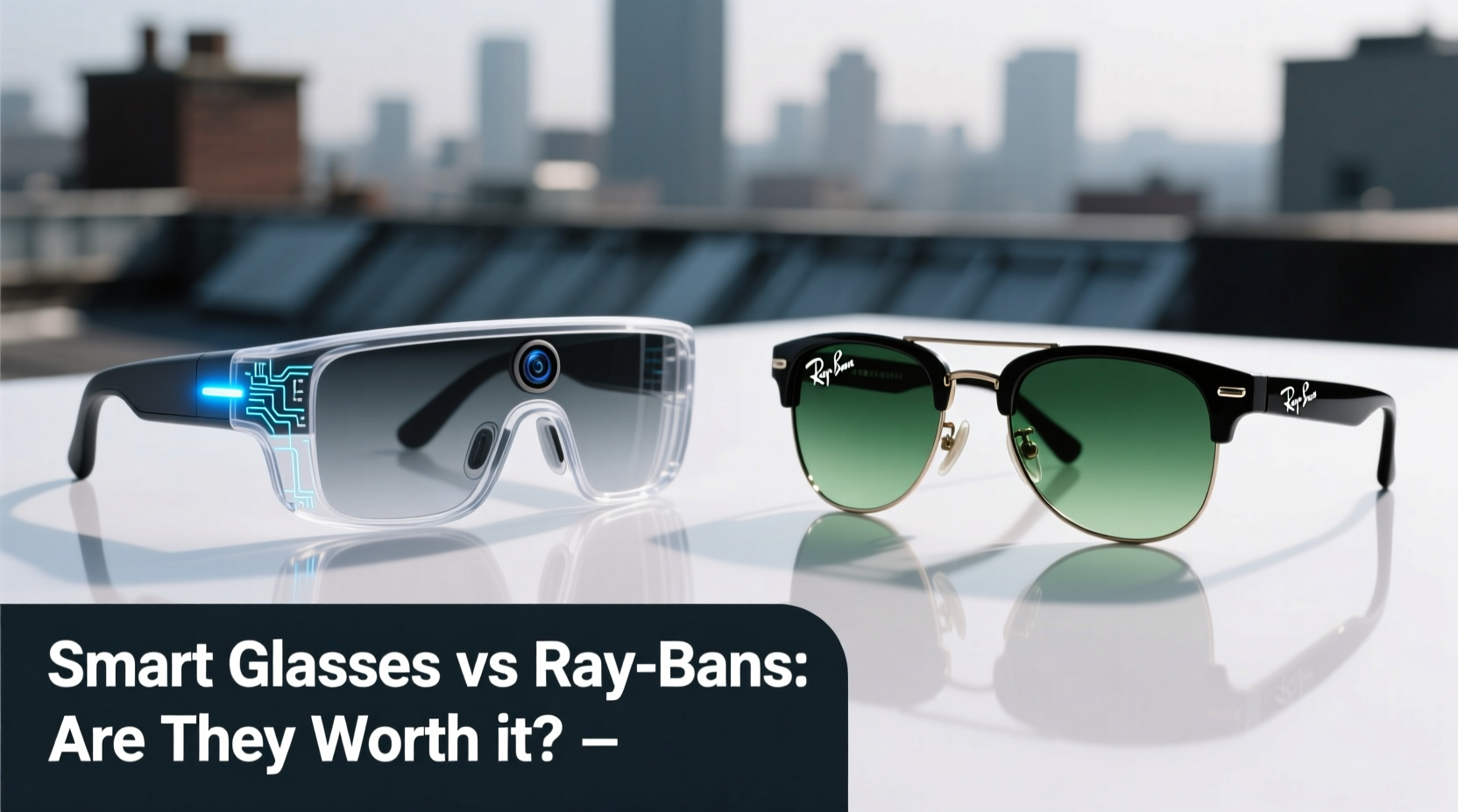 smart glasses with camera vs regular sunglasses are ray bans actually worth it