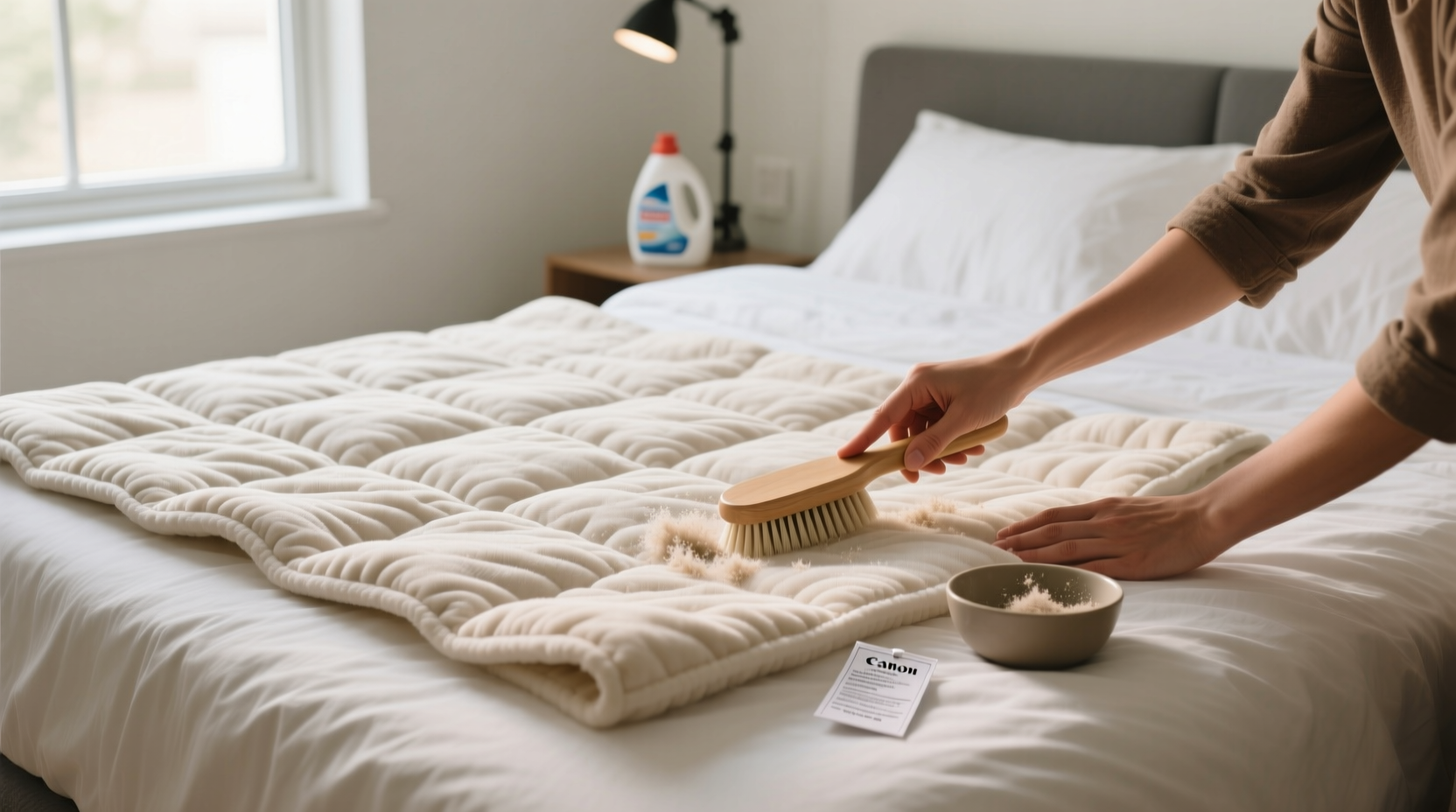 how to clean weighted blanket