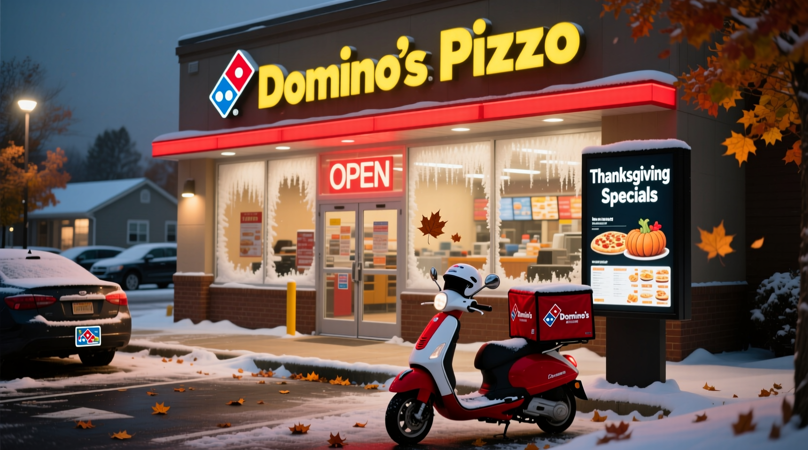 is dominos pizza open on thanksgiving day