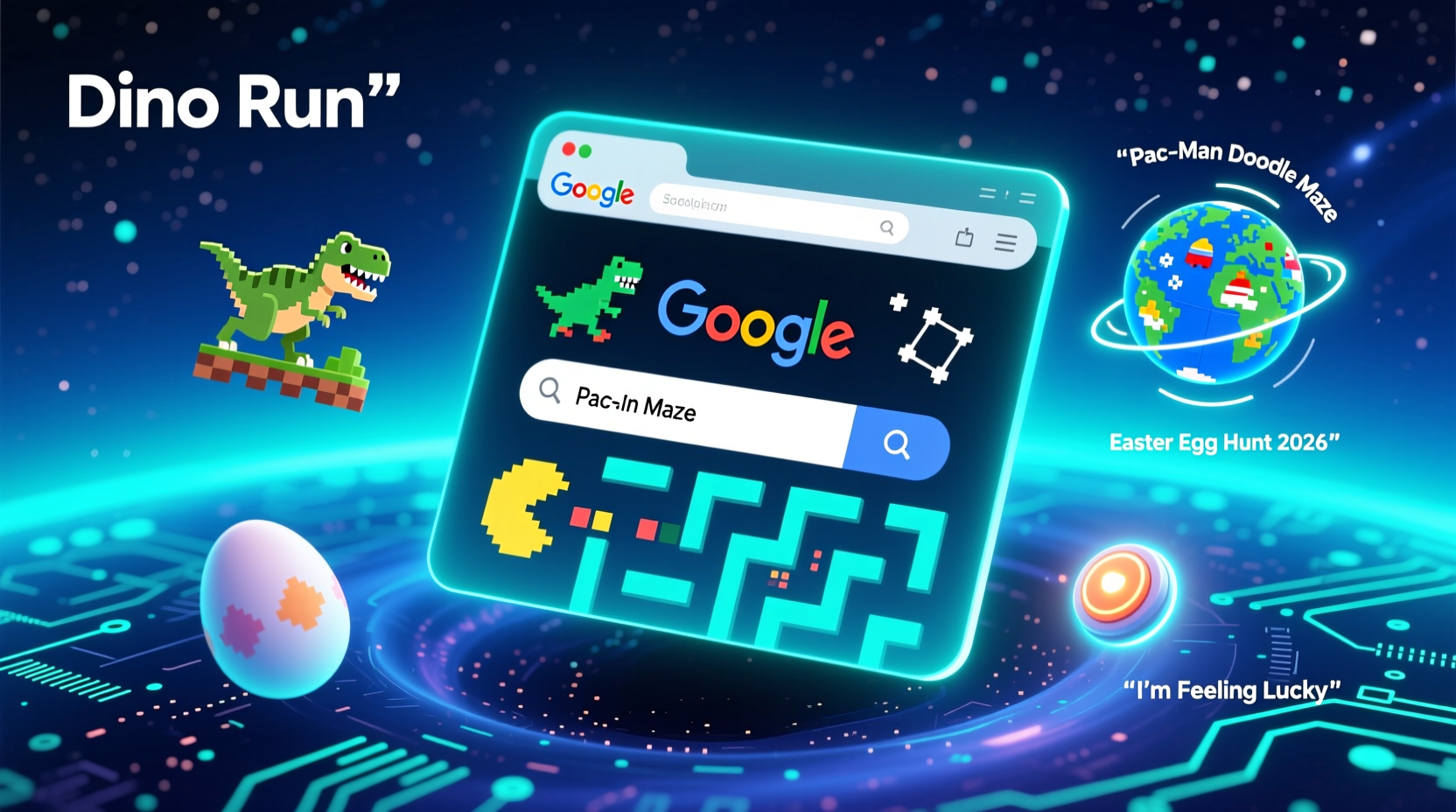 what easter eggs are still on google