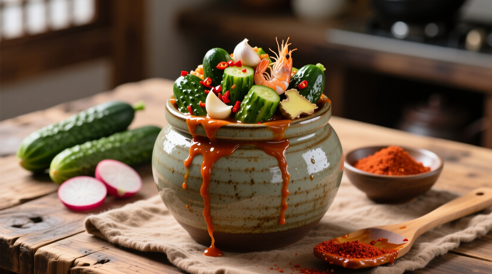 Oi Sobagi Stuffed Cucumber Kimchi Recipe: Science-Backed Fermentation Guide