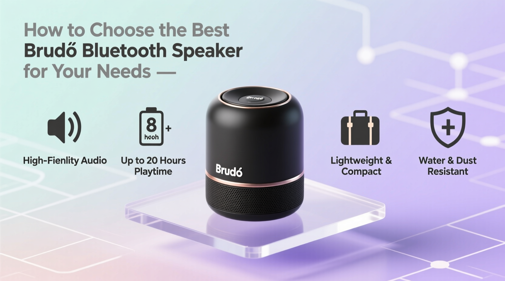 brudo blotooth speaker