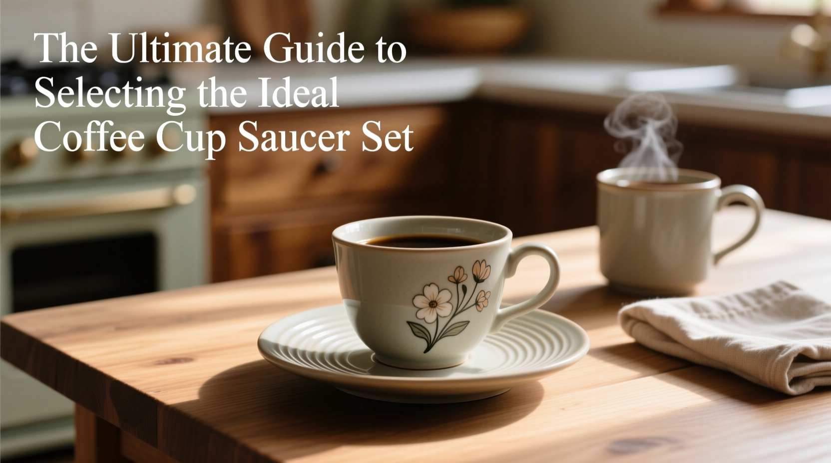the ultimate guide to selecting the ideal coffee cup saucer set for style and functionality