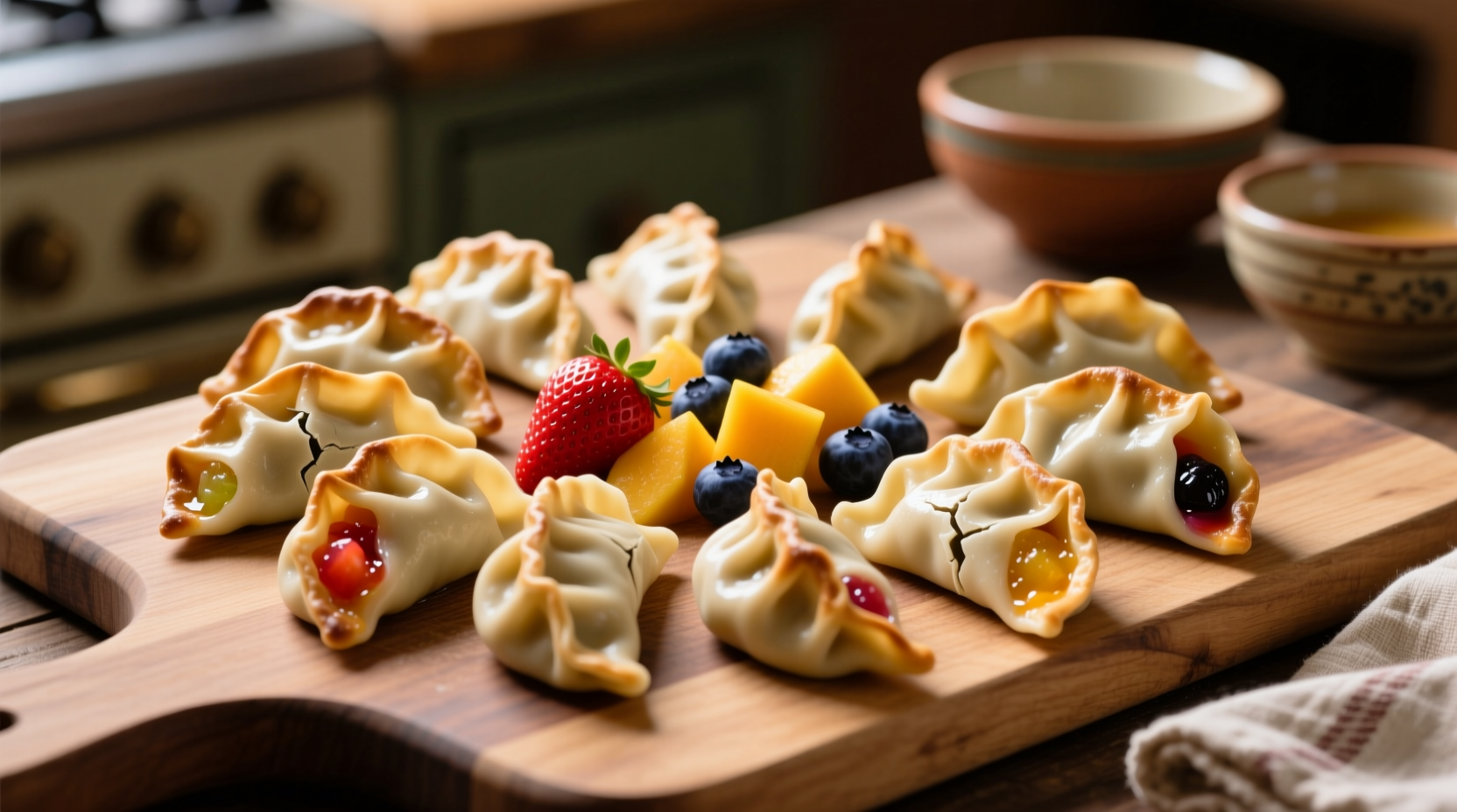 crescent roll fruit dumplings
