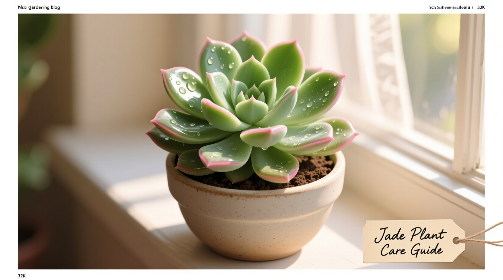 how to manage jade plant