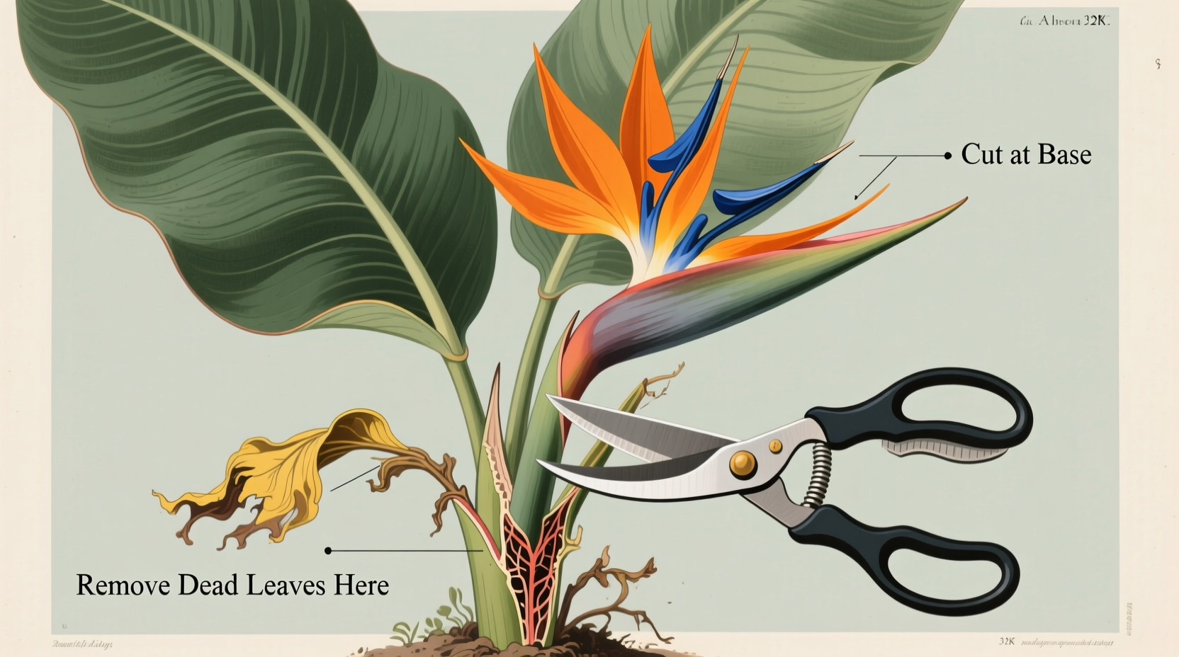 how do you prune a bird of paradise