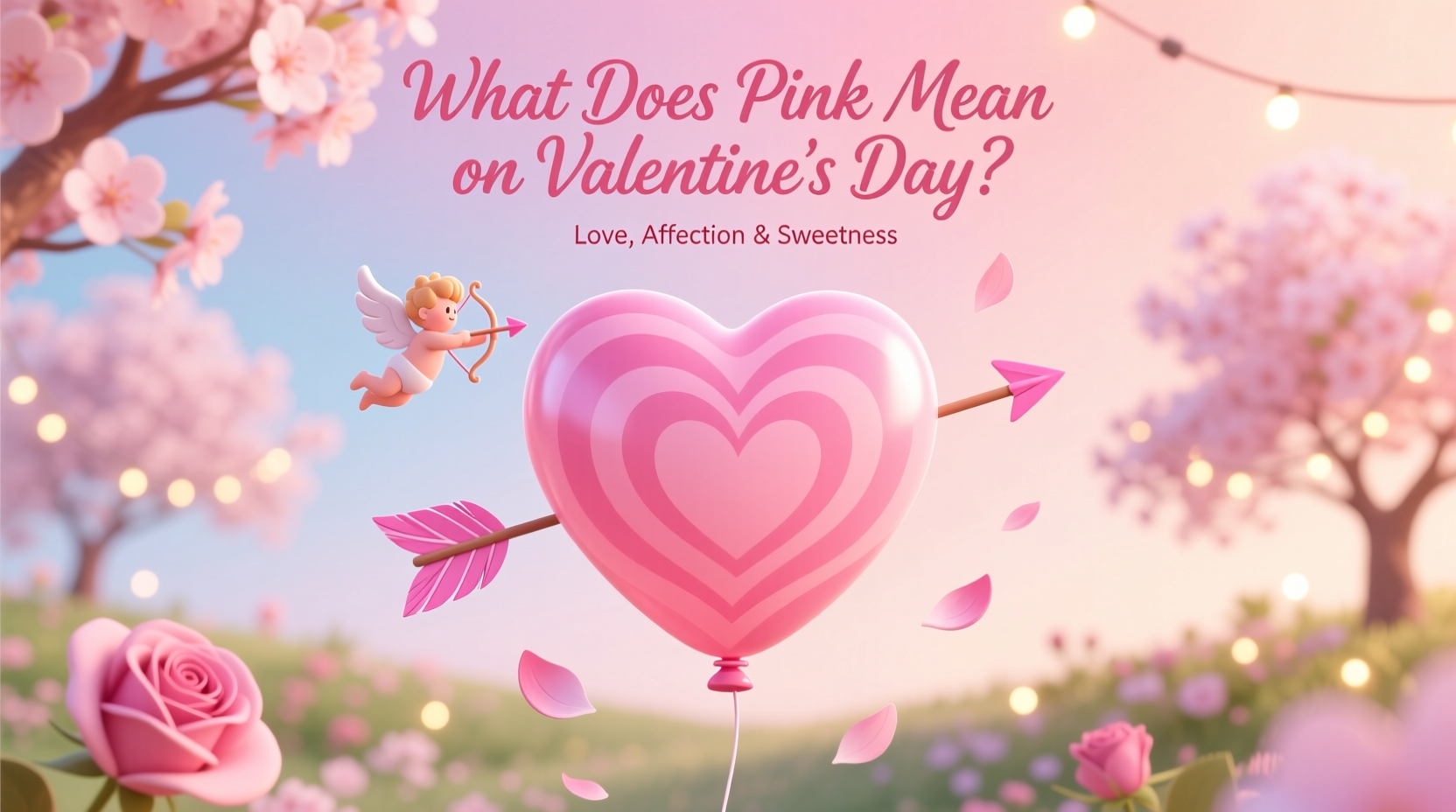 what does pink color mean on valentines day