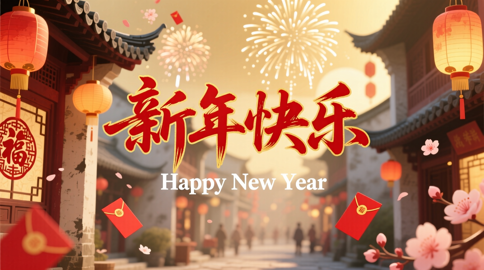 how to say happy new year in chinese english
