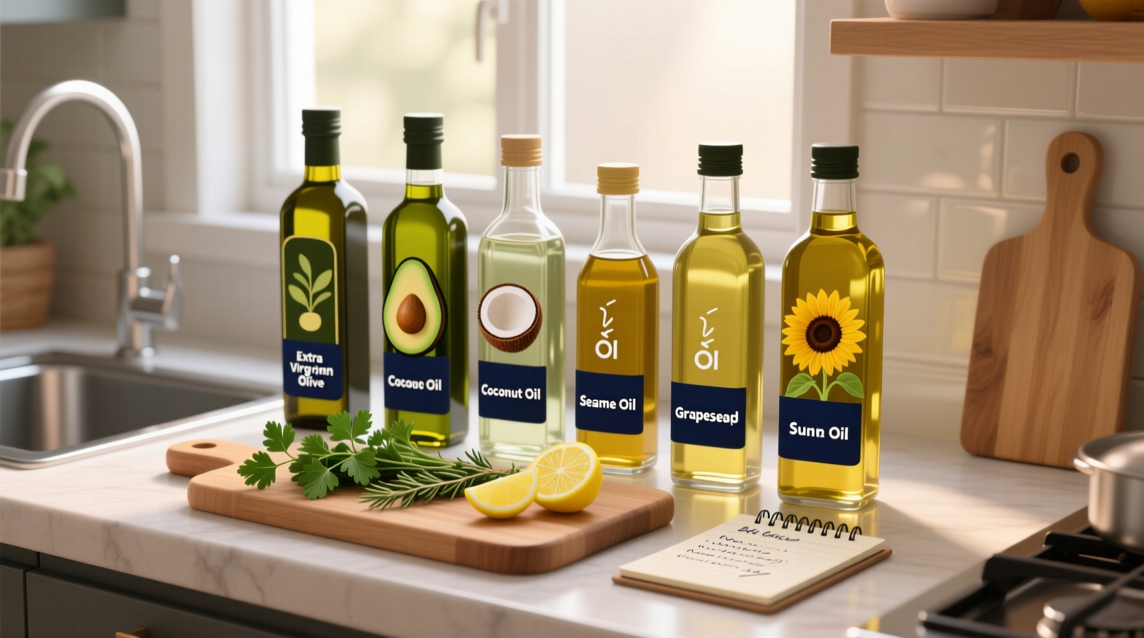 figure out which oils to use for your cooking needs wit