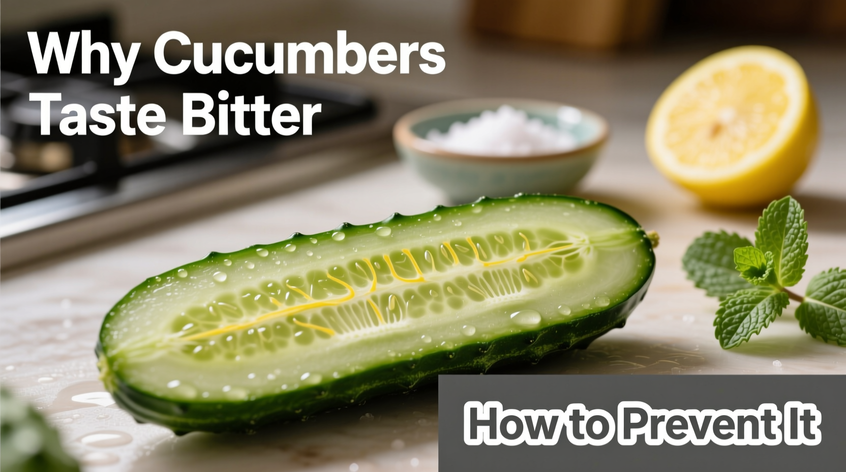 bitter cucumbers why they taste bad how to prevent it