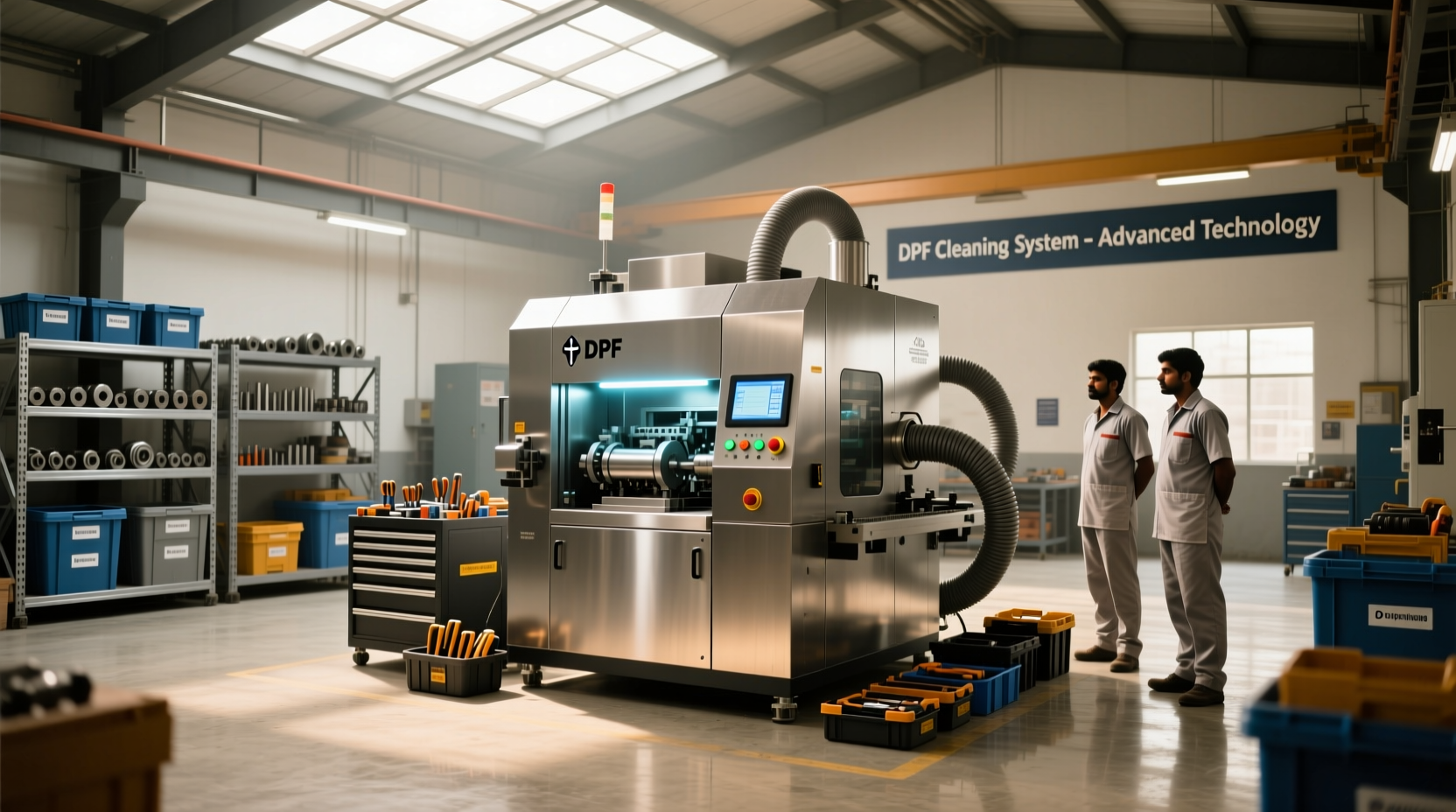 What is the price of a DPF cleaning machine in India?