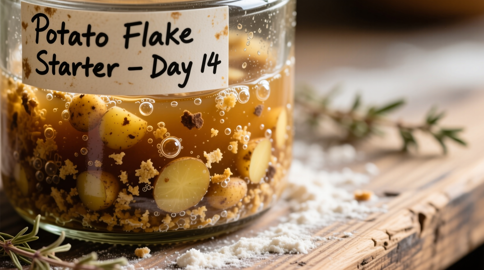 sourdough potato flake starter