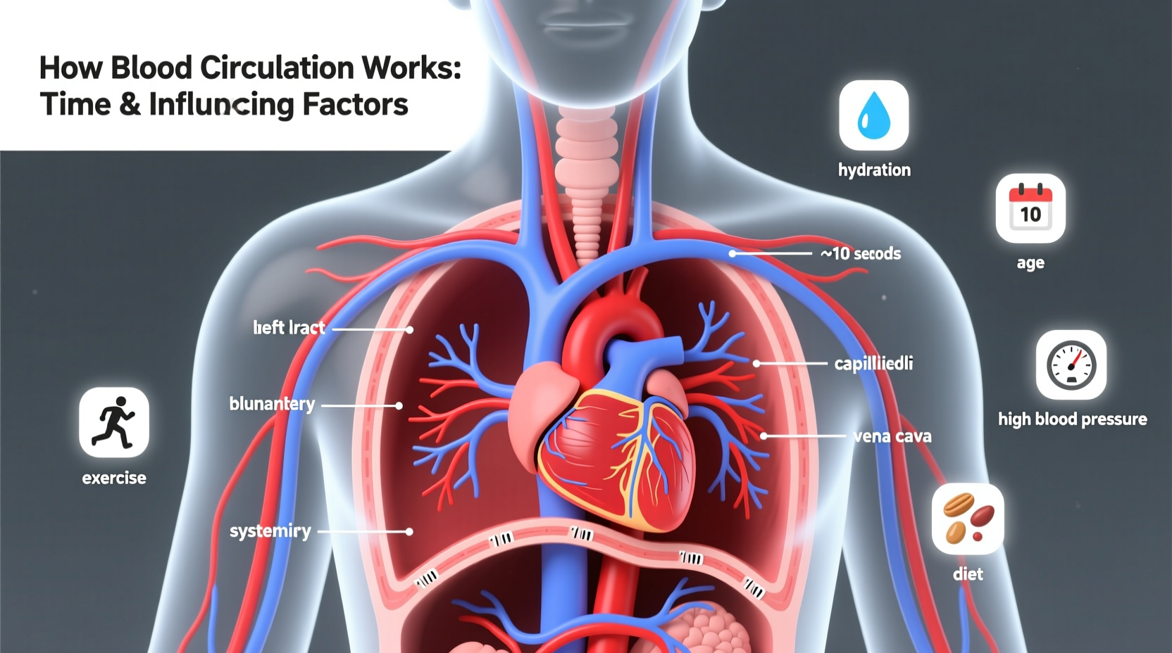 how blood circulation works understanding how long it takes and what affects it