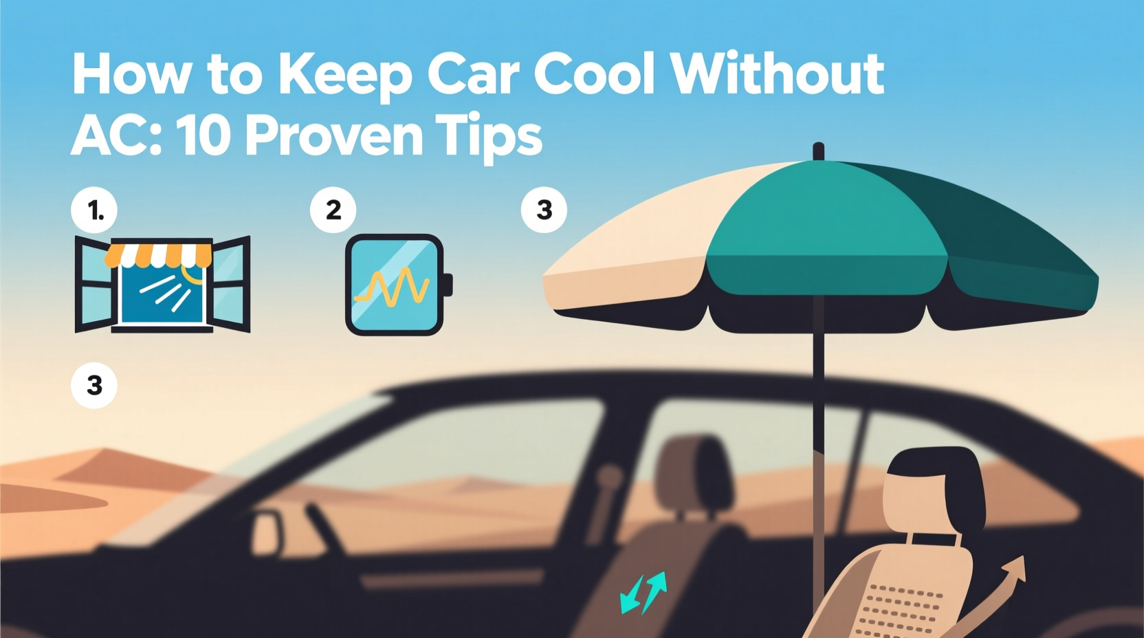 How to Keep Car Cool Without AC: 10 Proven Tips