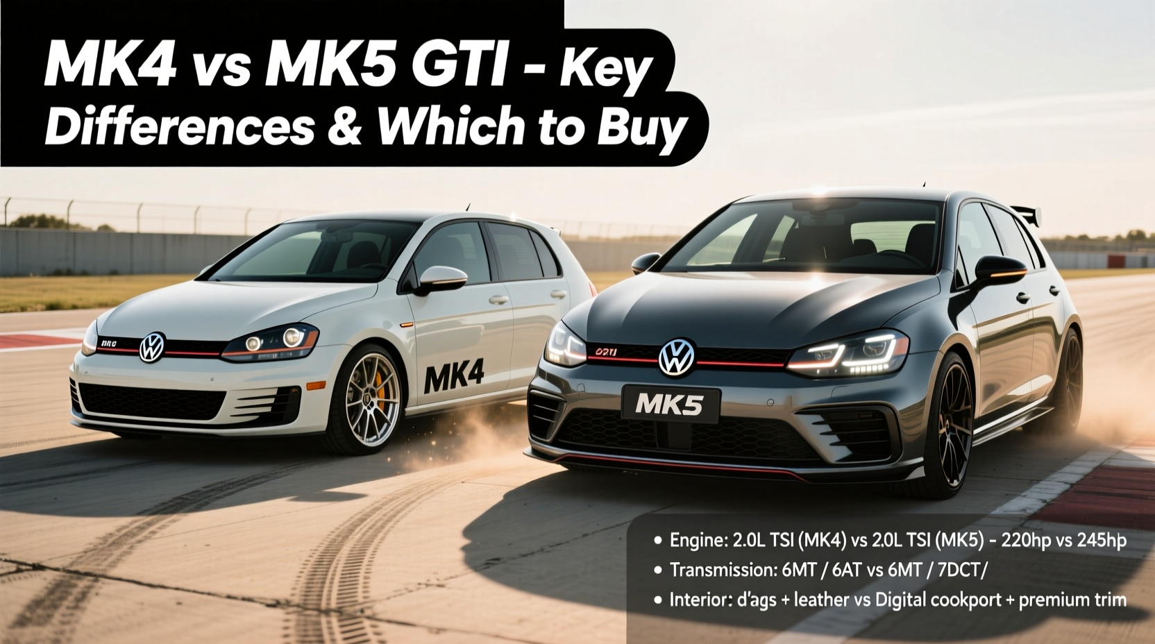 MK4 vs MK5 GTI Comparison: Key Differences & Which to Buy