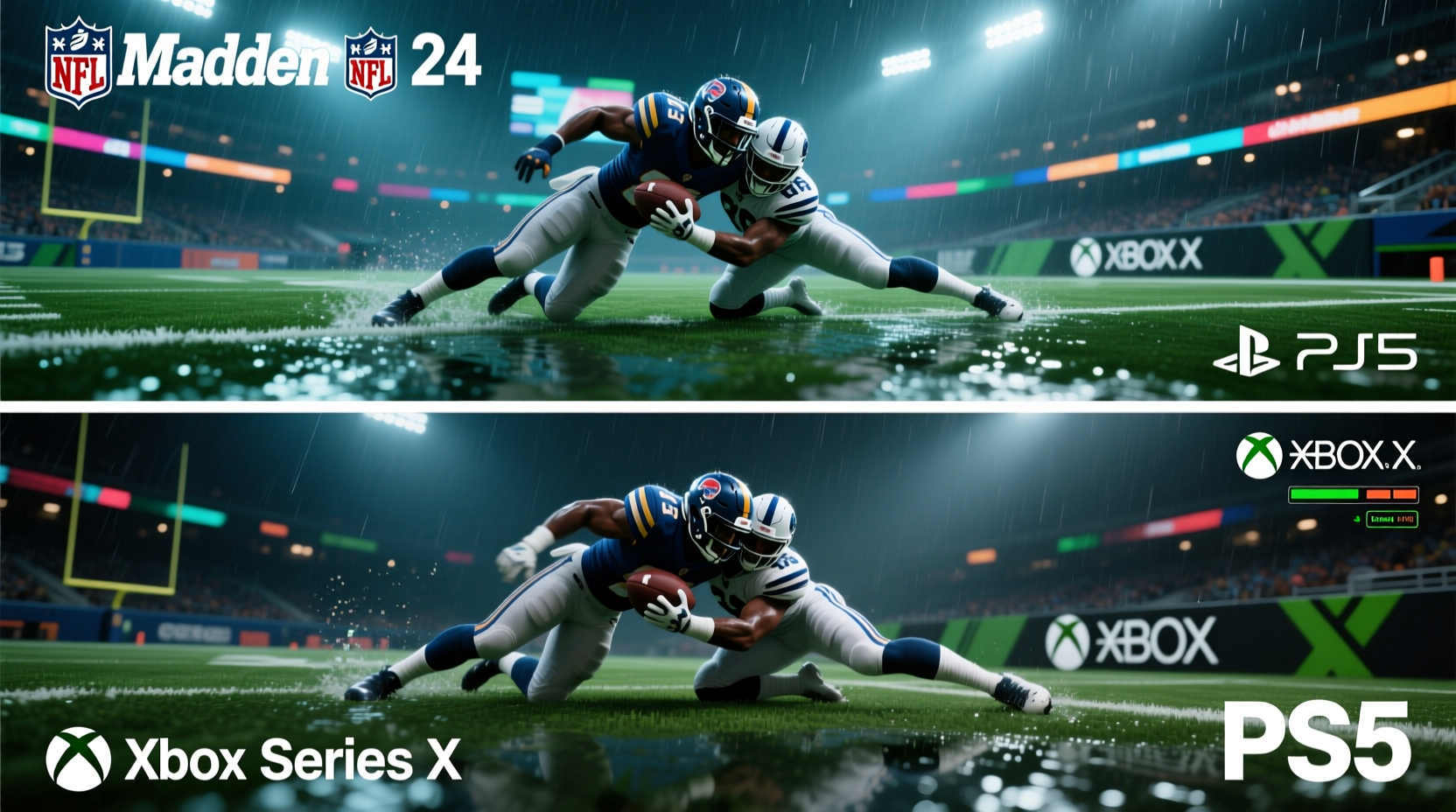 madden 24 on ps5 vs xbox series x does it really look better on one