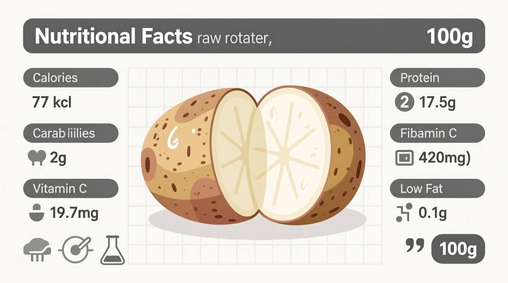 Potato Nutrition Facts 100g: Complete USDA Data & Analysis