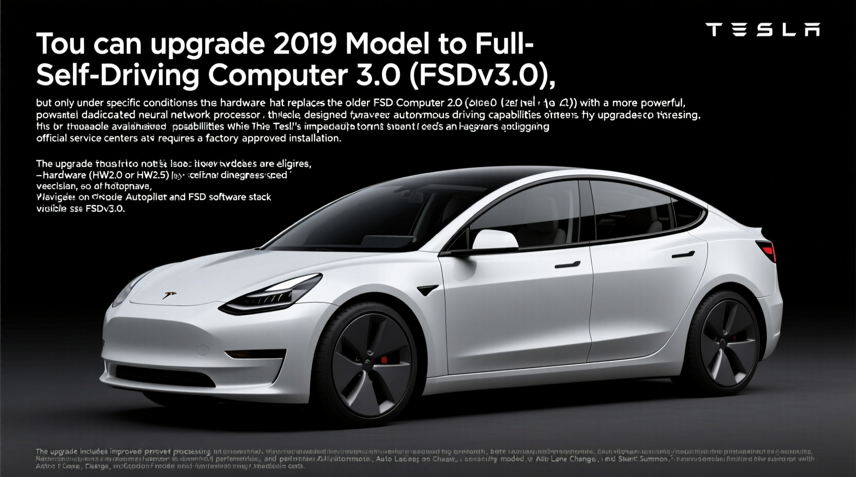 model3 2019 fsd hardware upgrade