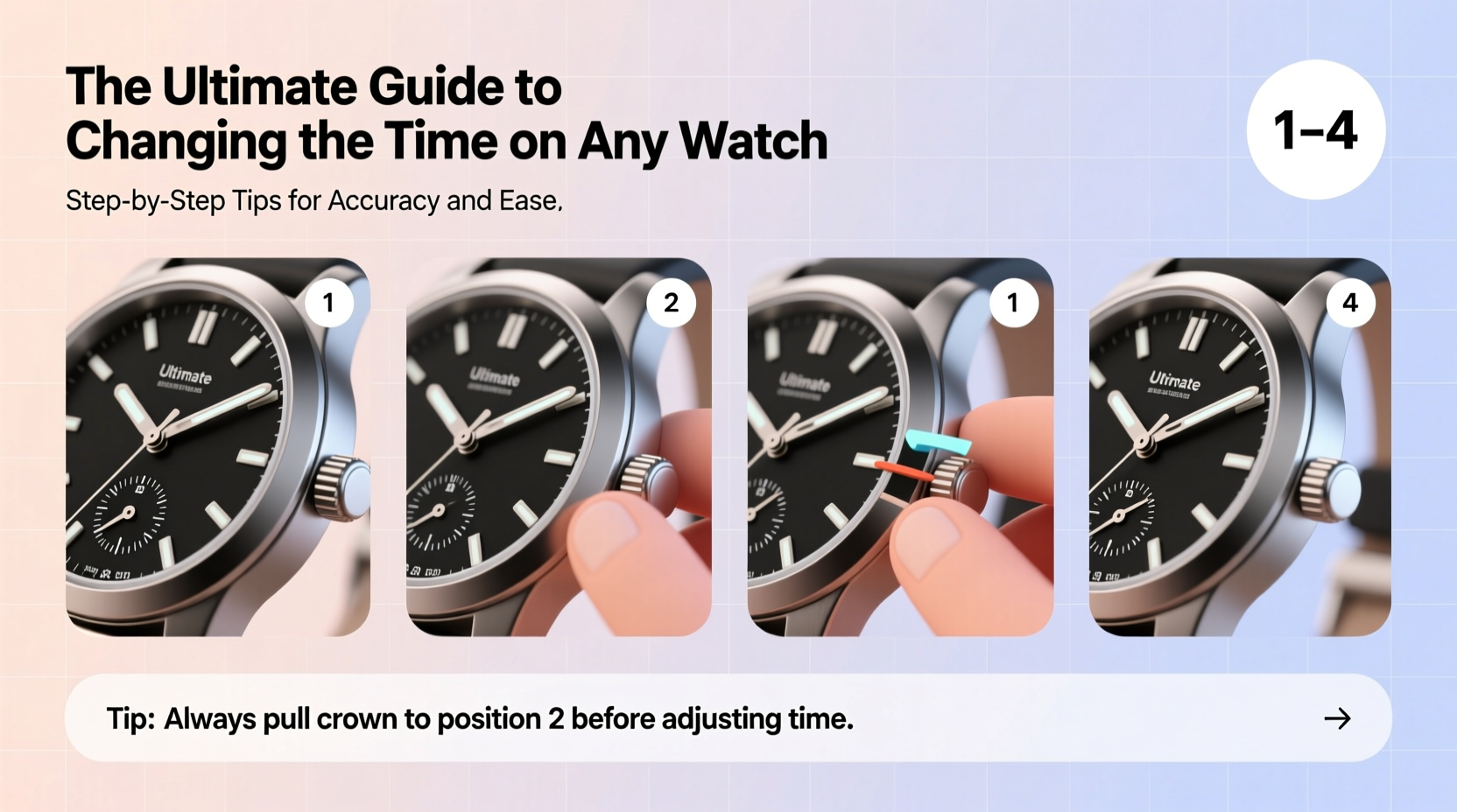 the ultimate guide to changing the time on any watch step by step tips for accuracy and ease