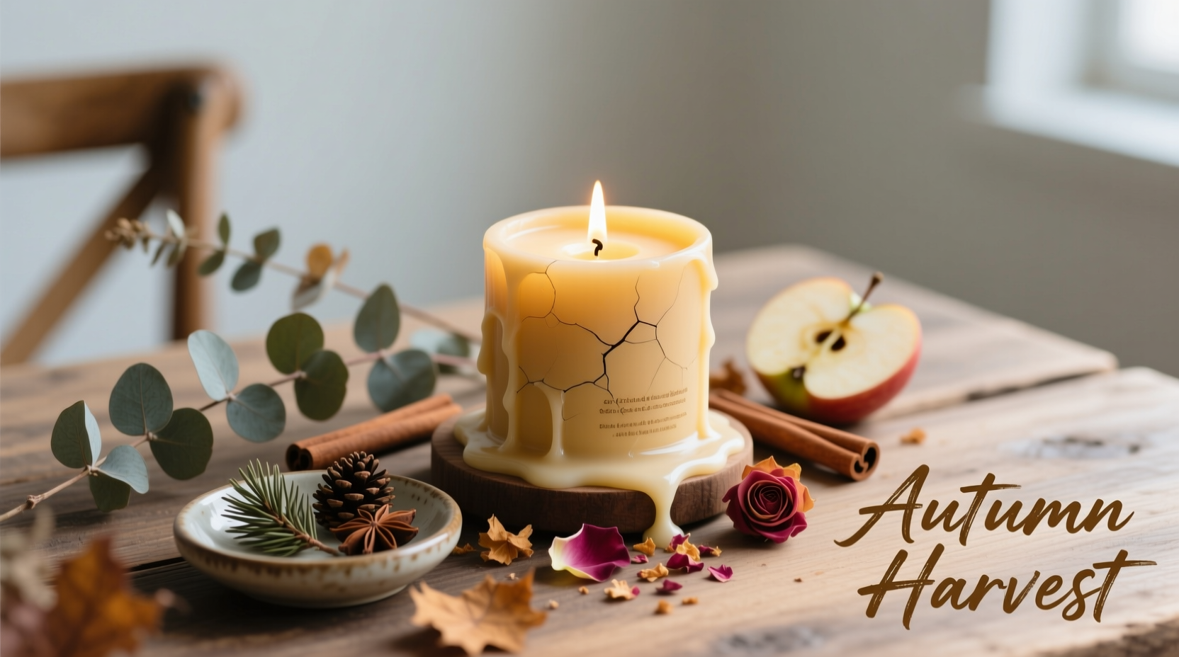 Handmade soy candle melts in seasonal scents
