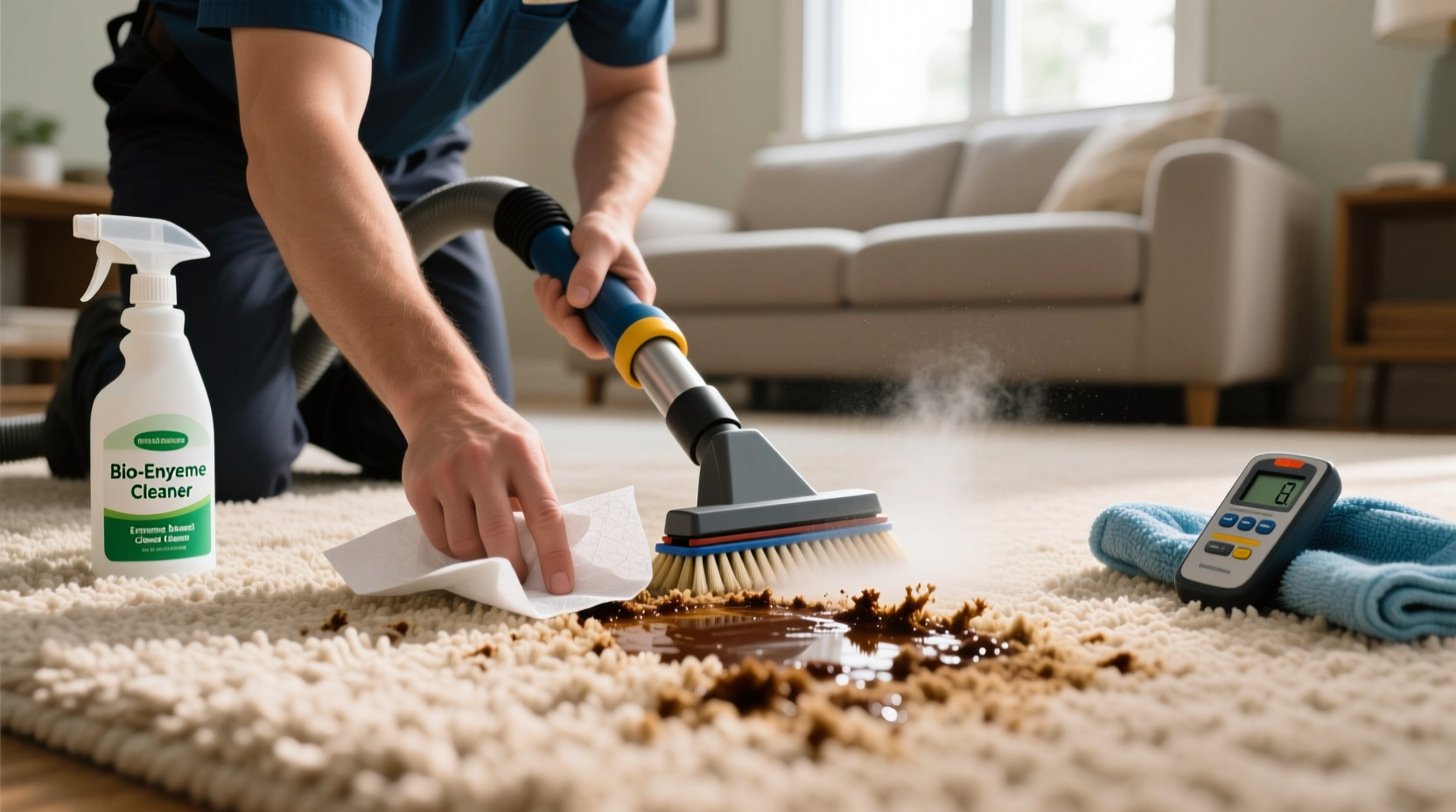 efficient approaches for the best way to clean puke off carpet