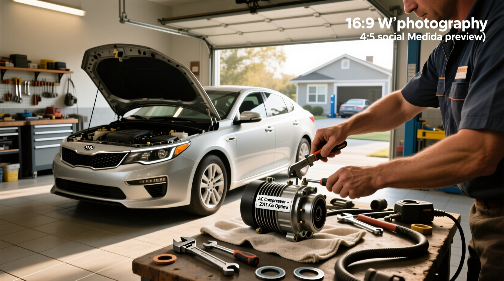 2015 kia optima ac compressor replacement guide