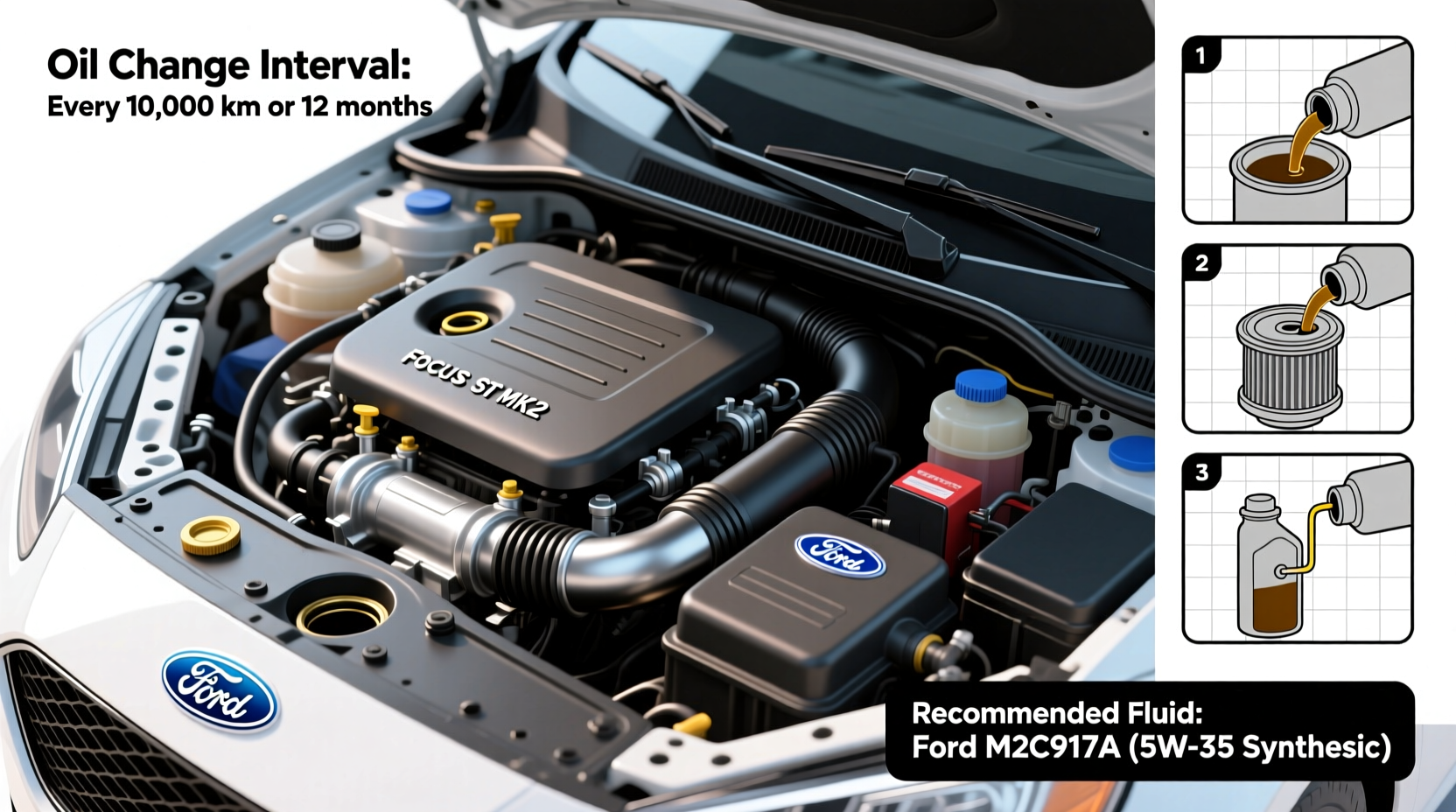 focus st mk2 oil change