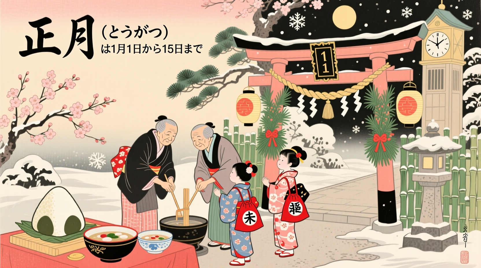 how long do japanese celebrate new year