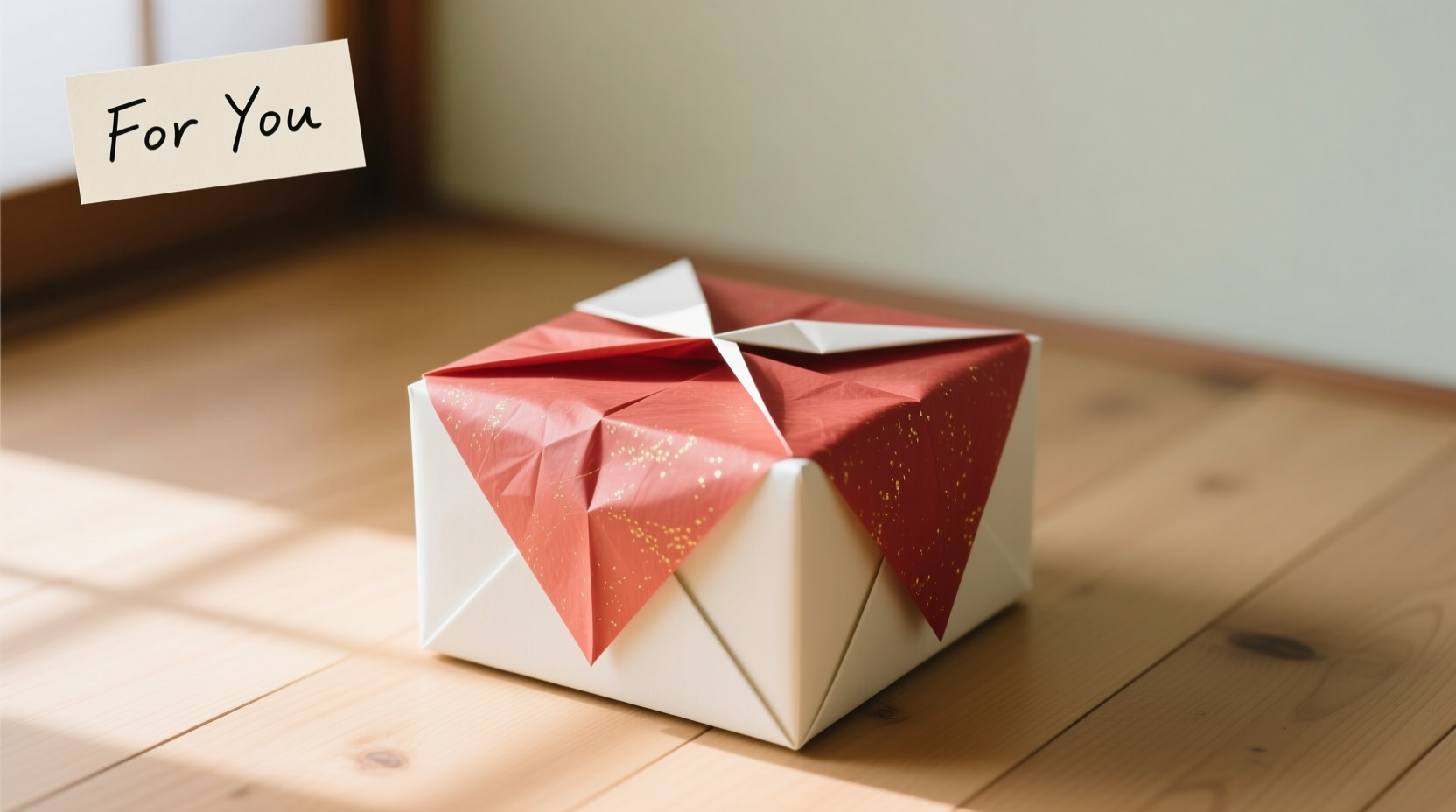 how to wrap a present with tissue paper no tape