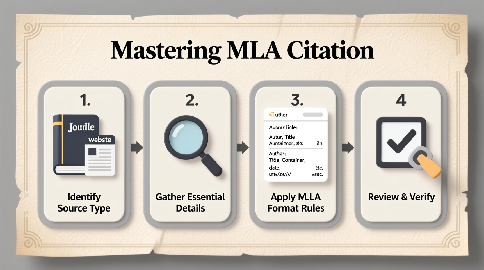 mastering mla citation a step by step guide to citing sources accurately and confidently