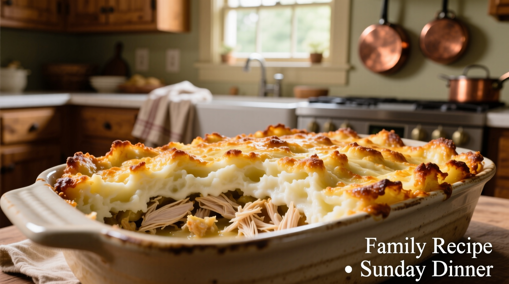 chicken mashed potato casserole