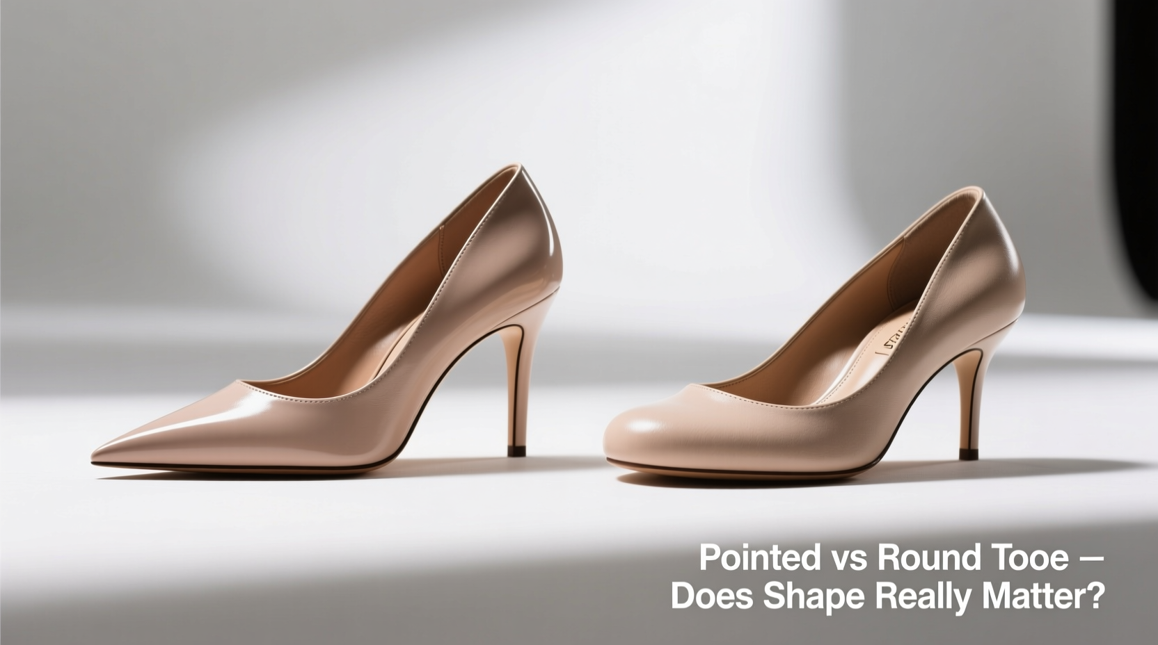 pointed vs round toe heels does the shape really matter or am i overthinking it