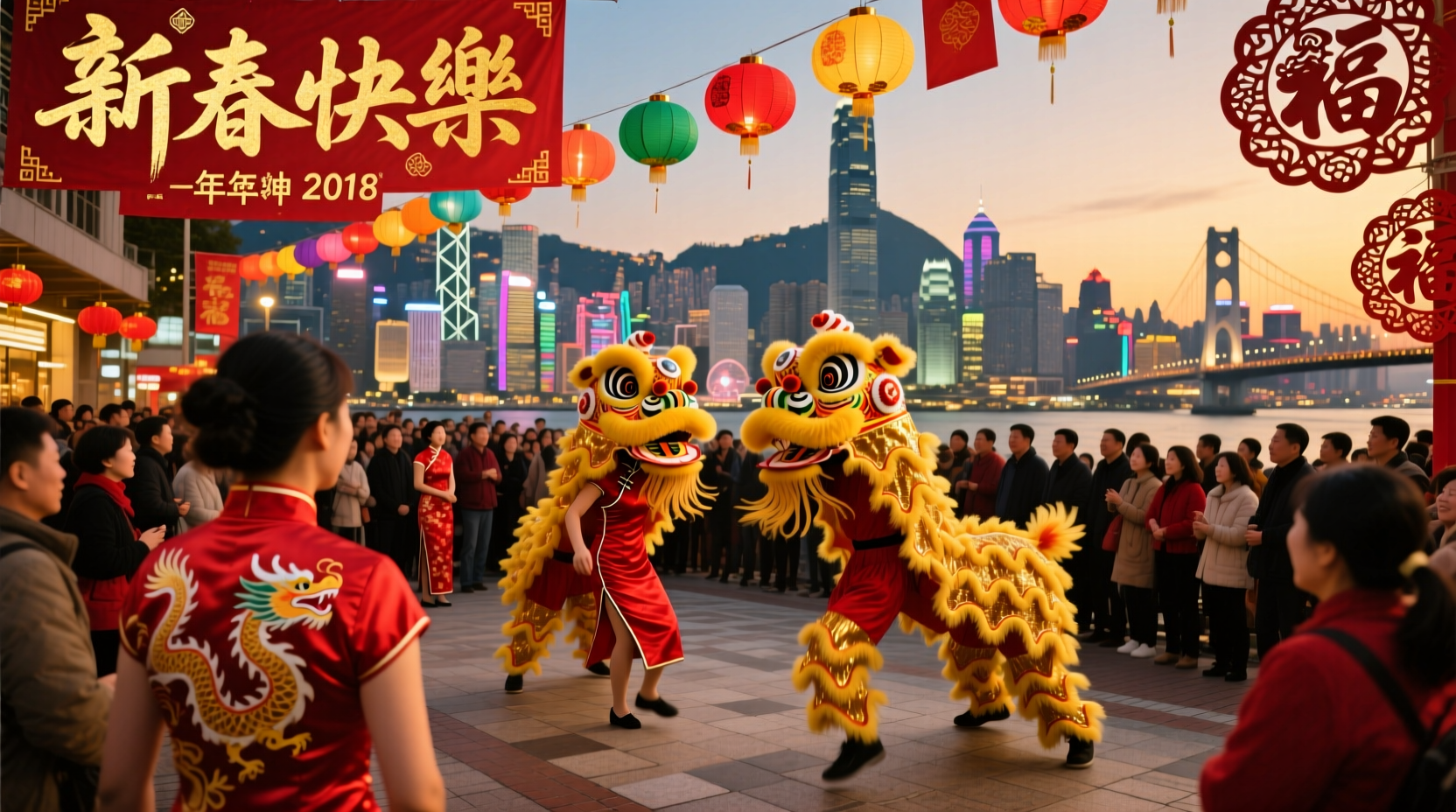 does hong kong new year 2018 celebrations