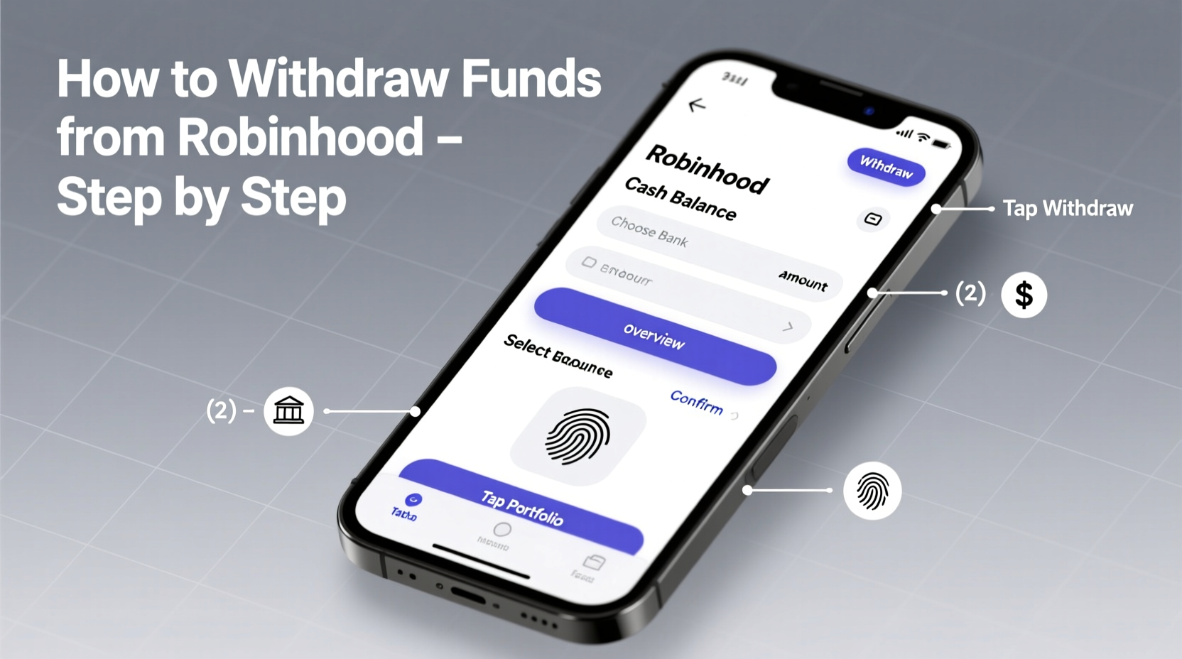 how to easily access and withdraw your funds from robinhood a step by step guide