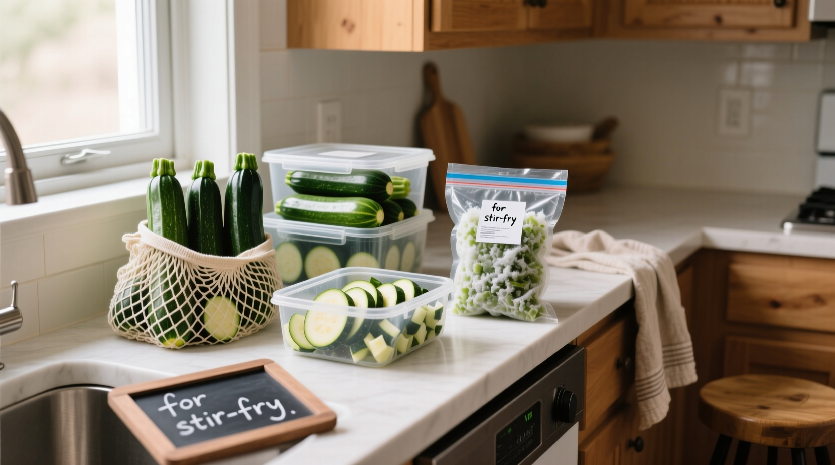 how to store zucchini