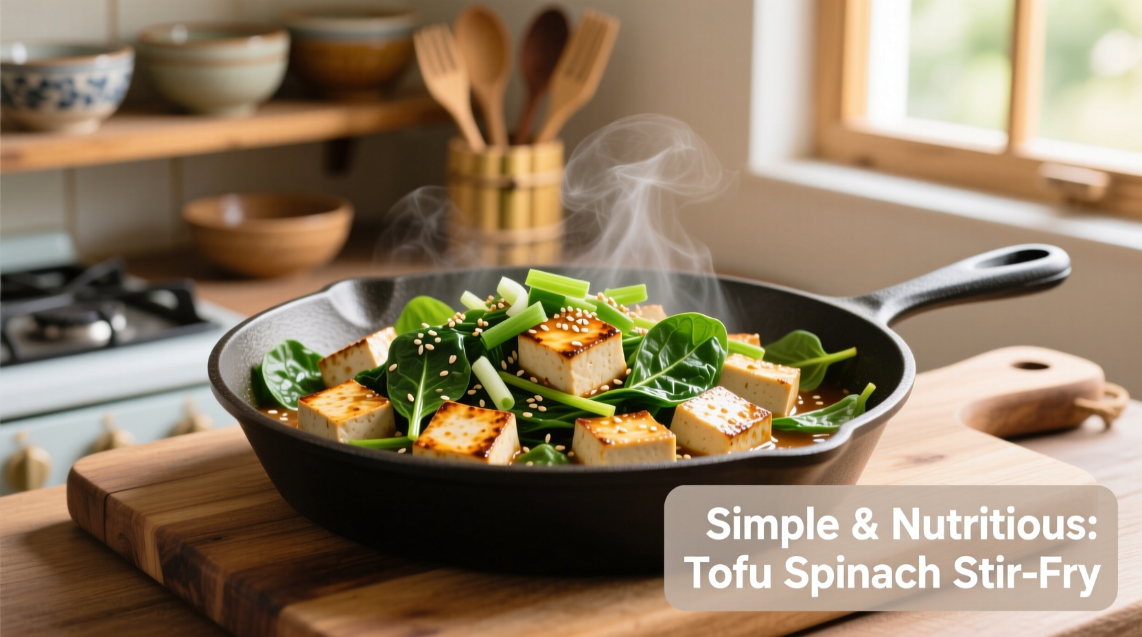 Easy Tofu Spinach Recipe: 20-Minute Healthy Dinner