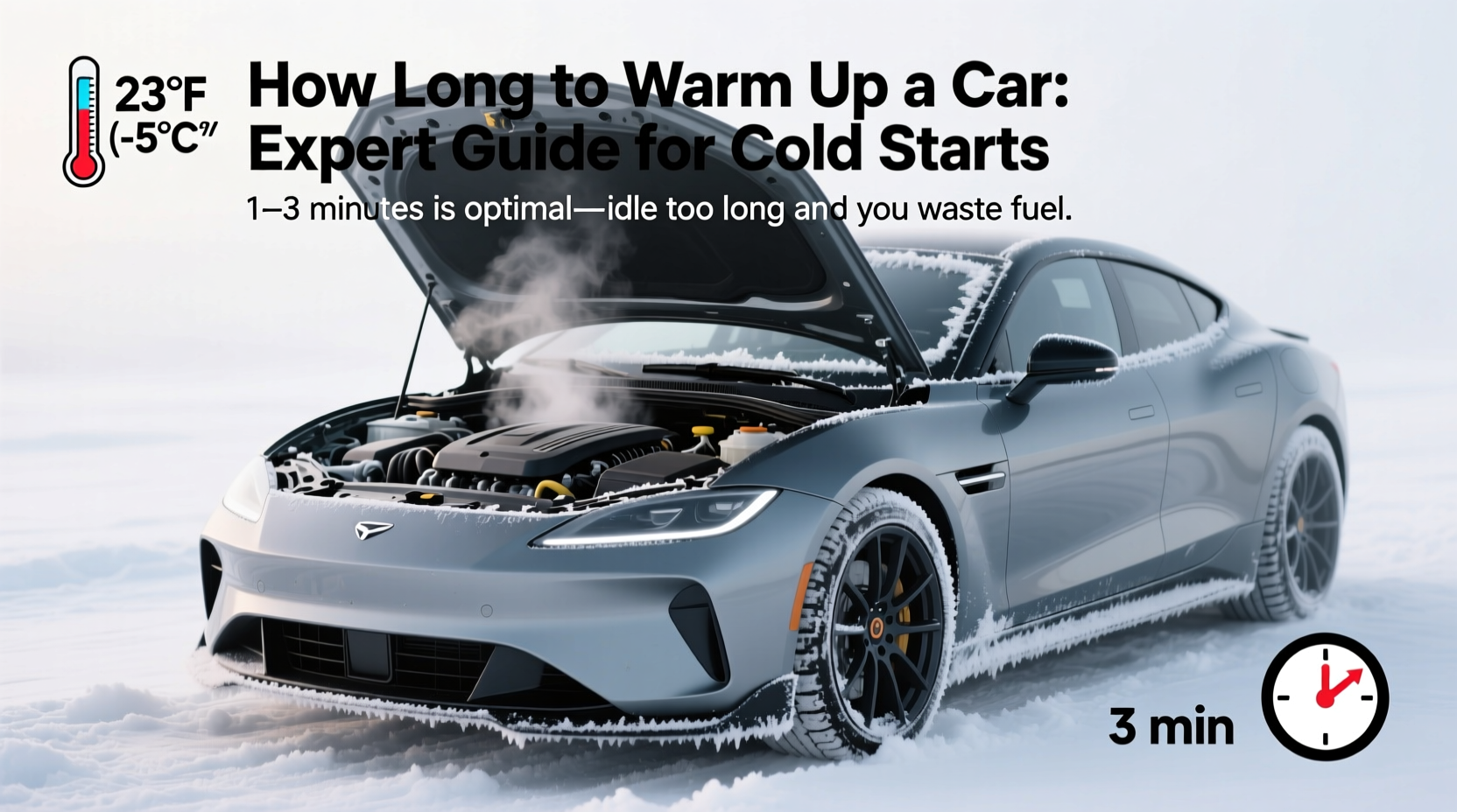 how long should i heat up my car