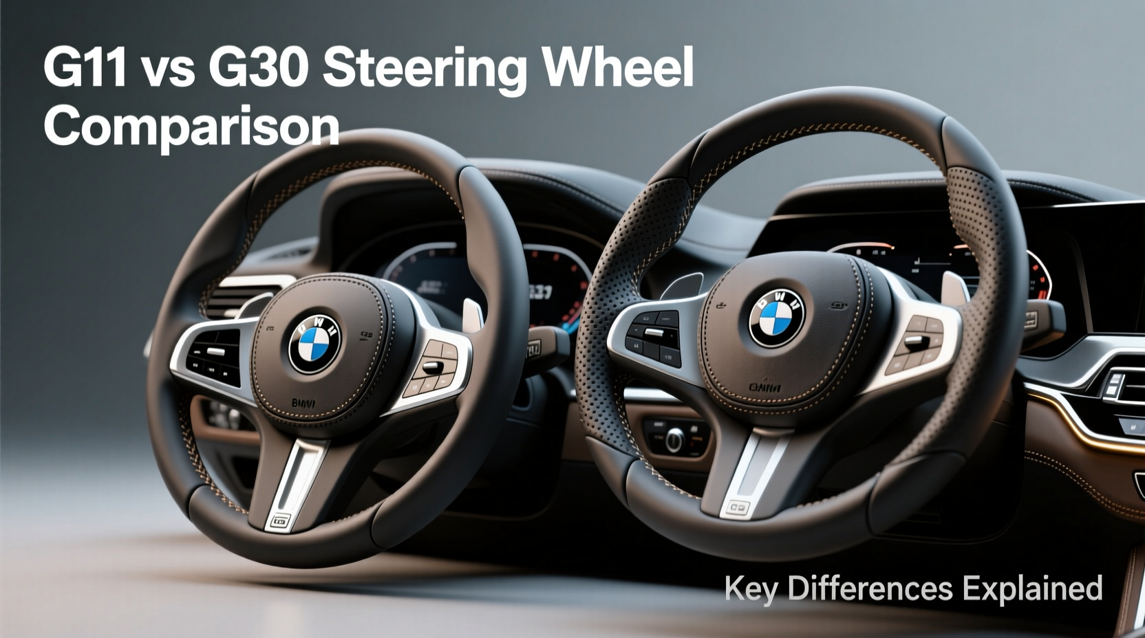 g11 vs g30 steering wheel comparison