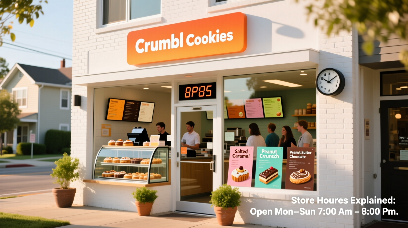 is crumbl open on monday